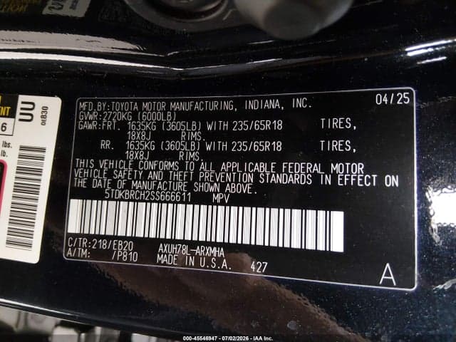 2025 TOYOTA HIGHLANDER HYBRID XLE 9