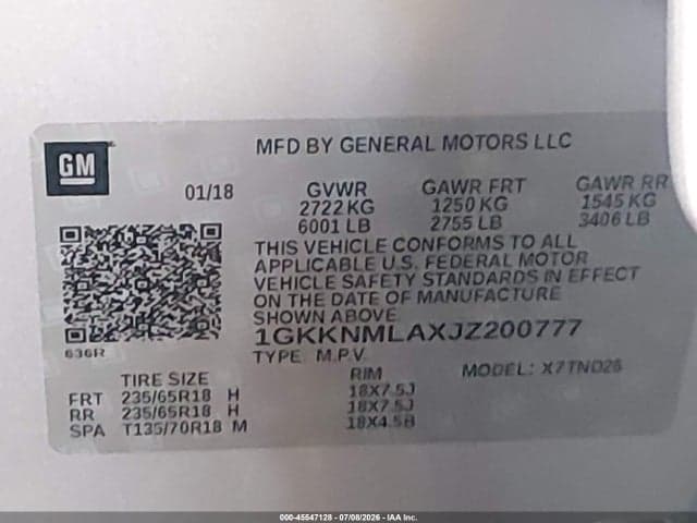 2018 GMC ACADIA SLT-1 9