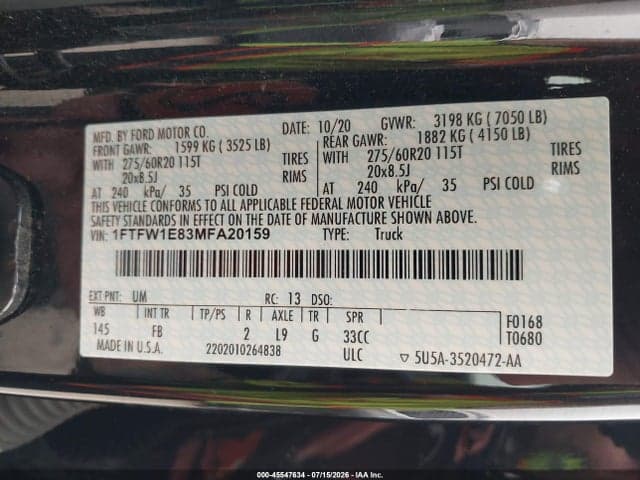 2021 FORD F-150 XLT 9