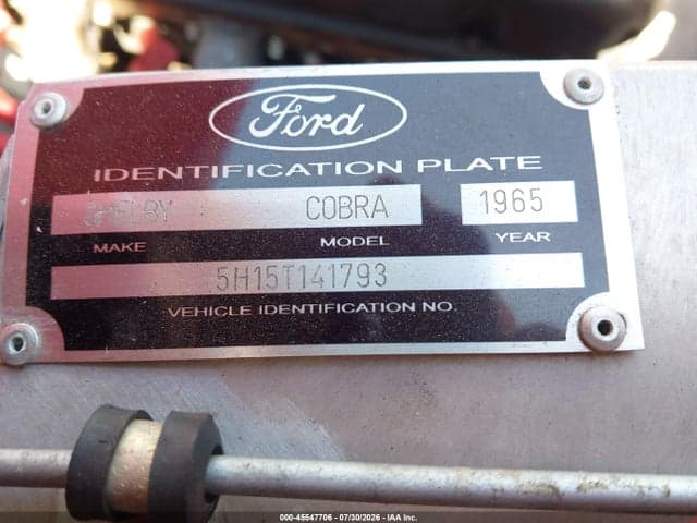 1965 FORD COBRA 9