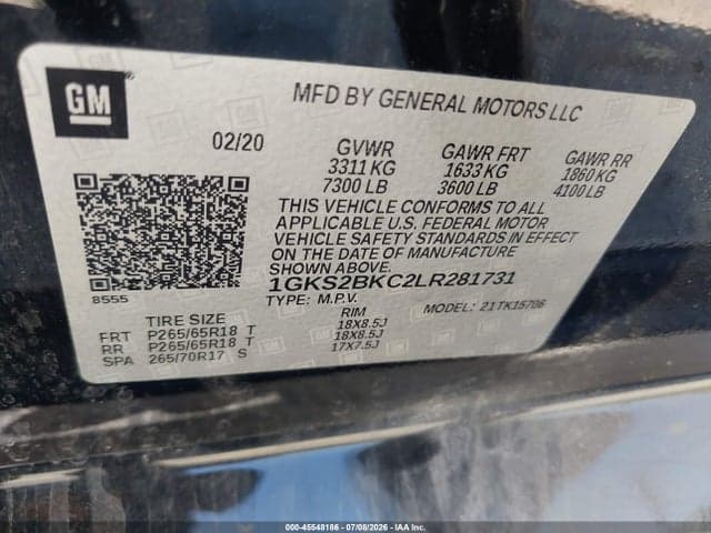 2020 GMC YUKON 4WD SLT 9