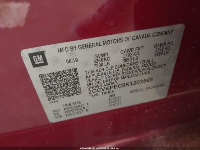 2019 CHEVROLET SILVERADO 1500 LD LT 9