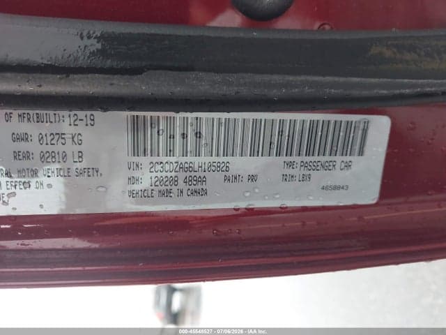 2020 DODGE CHALLENGER SXT 9