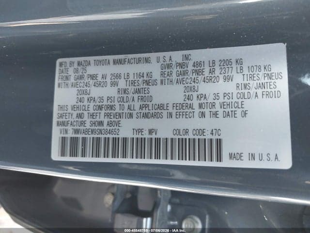 2025 MAZDA CX-50 2.5 S PREMIUM PLUS PACKAGE 9