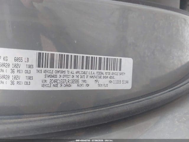 2020 CHRYSLER PACIFICA TOURING L PLUS 9