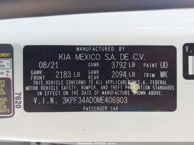 2021 KIA FORTE GT-LINE 9