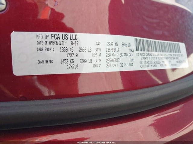 2018 CHRYSLER PACIFICA LX 9