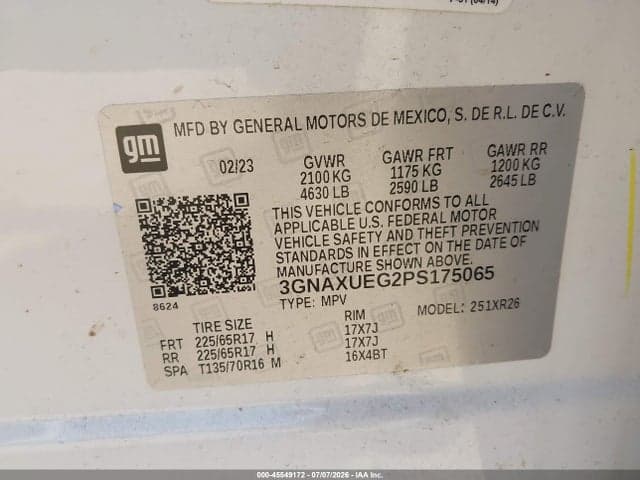 2023 CHEVROLET EQUINOX AWD LT 9