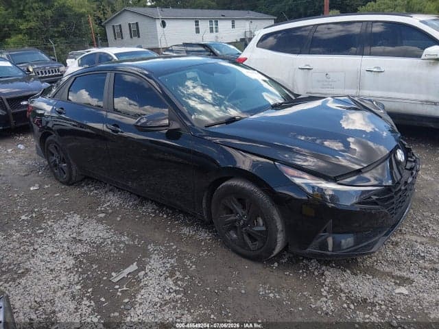 2021 HYUNDAI ELANTRA HYBRID BLUE - 1
