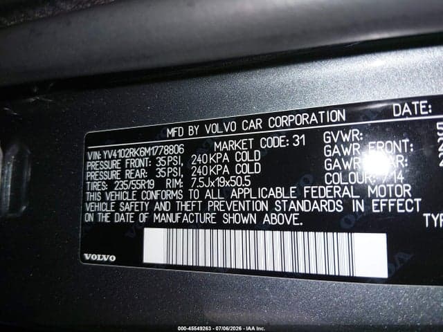 2021 VOLVO XC60 T5 MOMENTUM 9