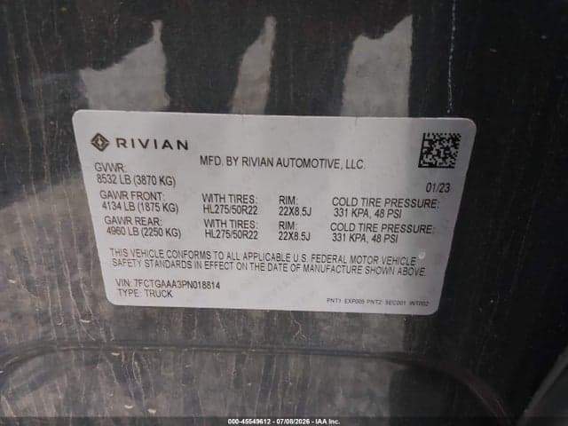 2023 RIVIAN R1T ADVENTURE 9