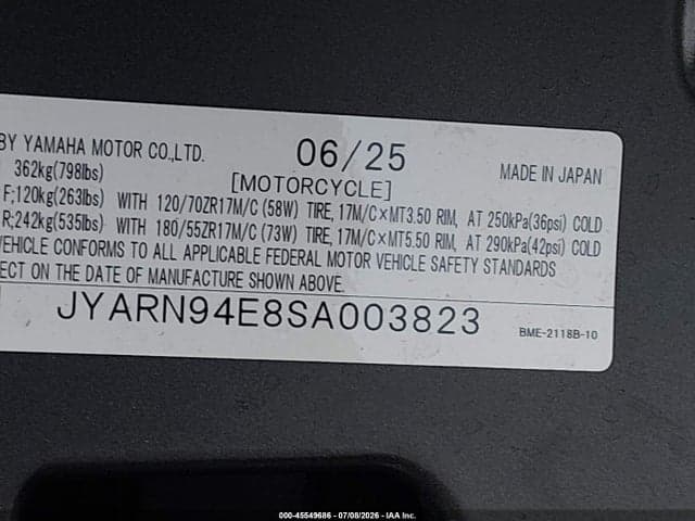 2025 YAMAHA MT09 10