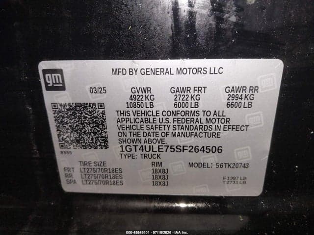 2025 GMC SIERRA 2500HD 4WD STANDARD BED PRO 8