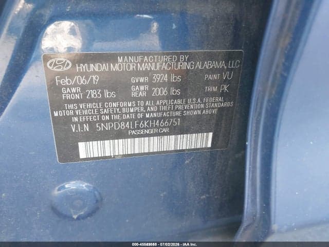 2019 HYUNDAI ELANTRA SEL 9