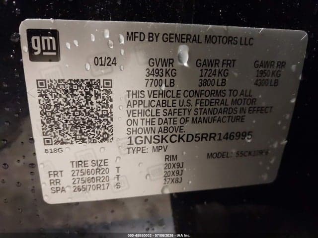2024 CHEVROLET SUBURBAN 4WD LT 9