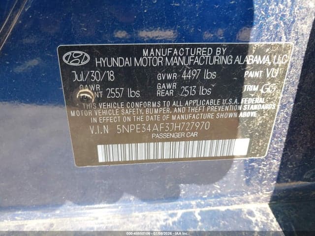 2018 HYUNDAI SONATA SEL+ 9