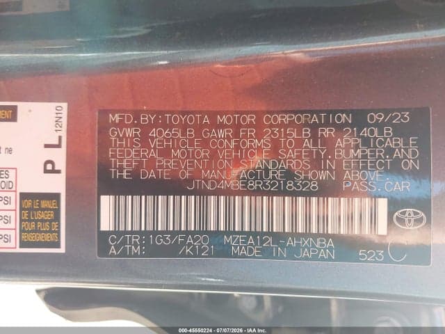 2024 TOYOTA COROLLA SE 9