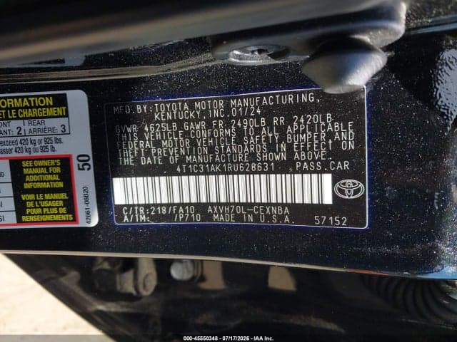 2024 TOYOTA CAMRY HYBRID LE 9