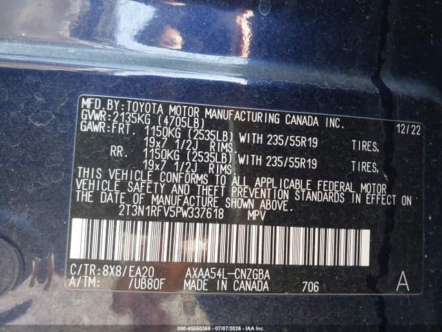 2023 TOYOTA RAV4 LIMITED 10