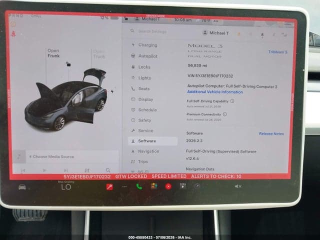 2018 TESLA MODEL 3 LONG RANGE/PERFORMANCE 19
