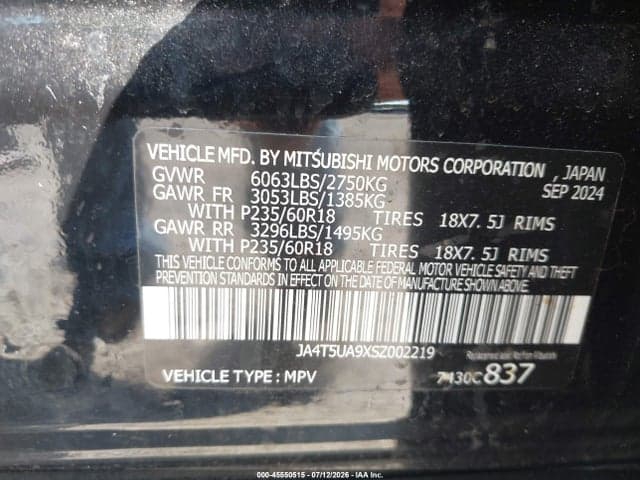 2025 MITSUBISHI OUTLANDER PHEV ES S-AWC 9