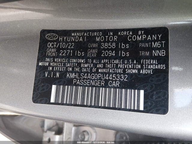 2023 HYUNDAI ELANTRA SEL 9