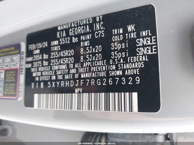 2024 KIA SORENTO X-LINE EX 9