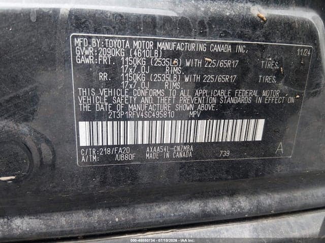 2025 TOYOTA RAV4 XLE 9