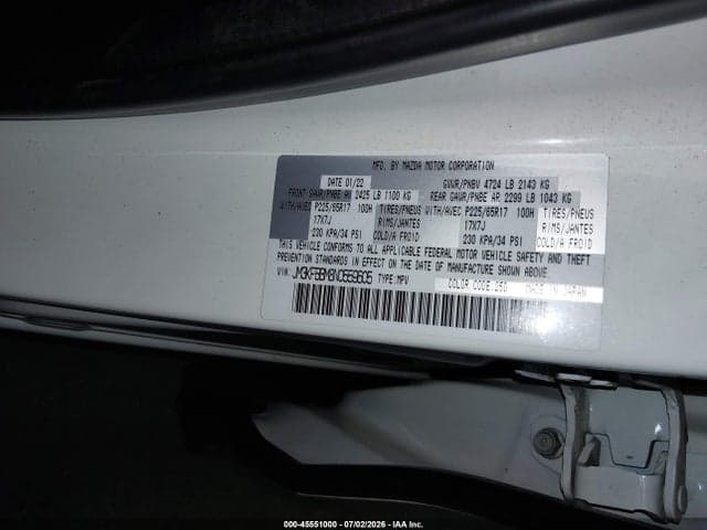 2022 MAZDA CX-5 2.5 S SELECT 9