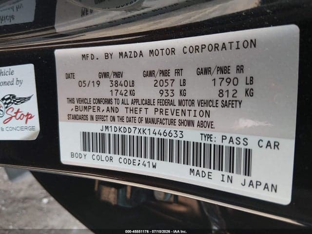 2019 MAZDA CX-3 GRAND TOURING 9