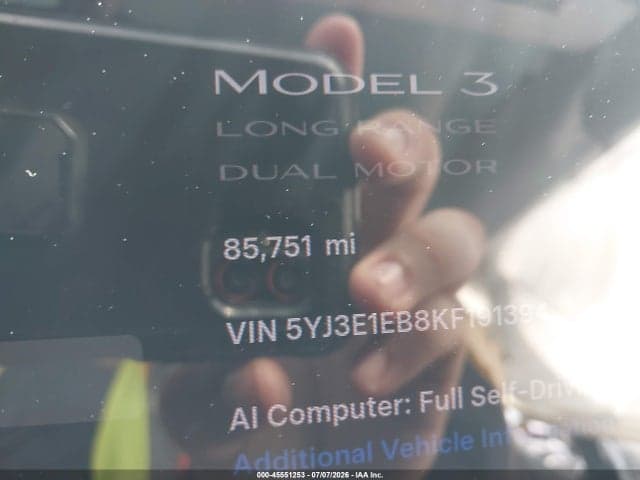 2019 TESLA MODEL 3 LONG RANGE/PERFORMANCE 14