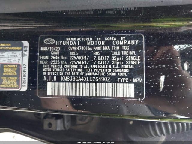 2020 HYUNDAI TUCSON VALUE 9