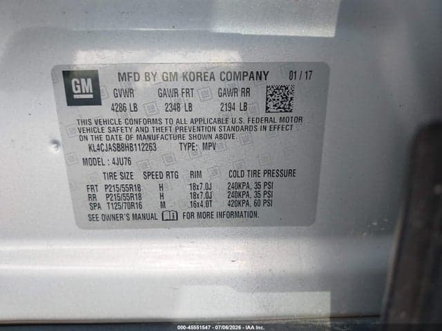 2017 BUICK ENCORE PREFERRED 9