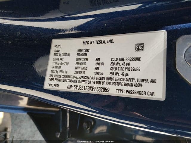 2023 TESLA MODEL 3 LONG RANGE DUAL MOTOR ALL-WHEEL DRIVE 9