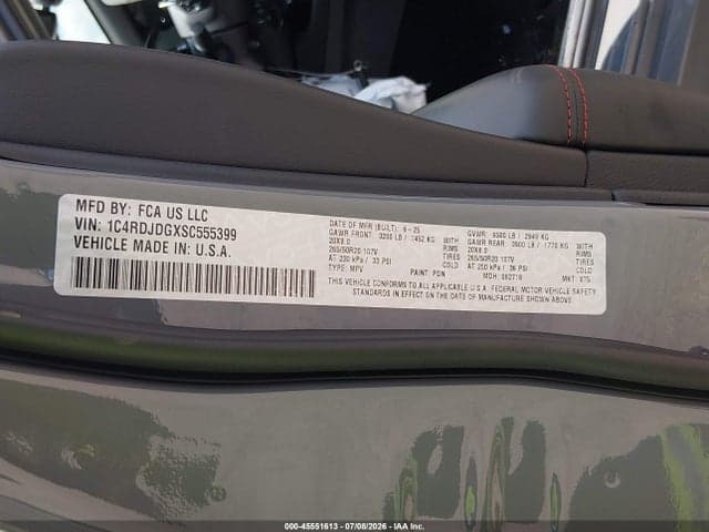 2025 DODGE DURANGO GT PLUS AWD 9