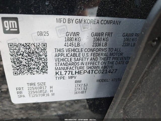 2026 CHEVROLET TRAX FWD LT 9