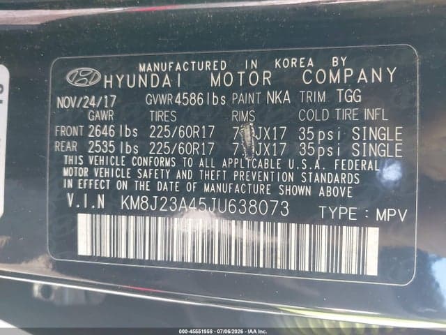 2018 HYUNDAI TUCSON SE 9
