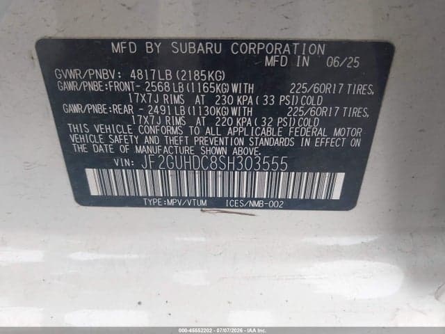 2025 SUBARU CROSSTREK PREMIUM 9