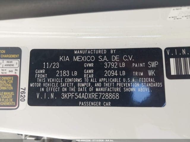2024 KIA FORTE GT-LINE 9