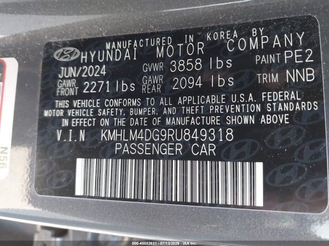 2024 HYUNDAI ELANTRA SEL 9