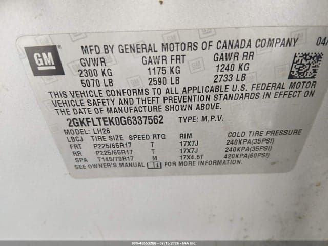 2016 GMC TERRAIN SLE-2 9
