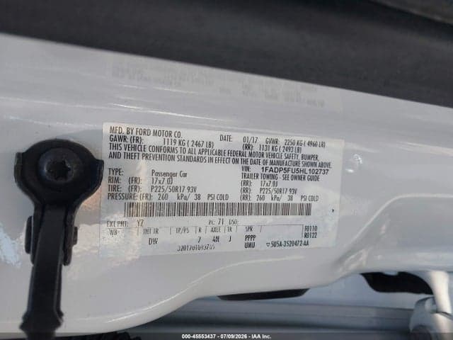 2017 FORD C-MAX ENERGI TITANIUM 9