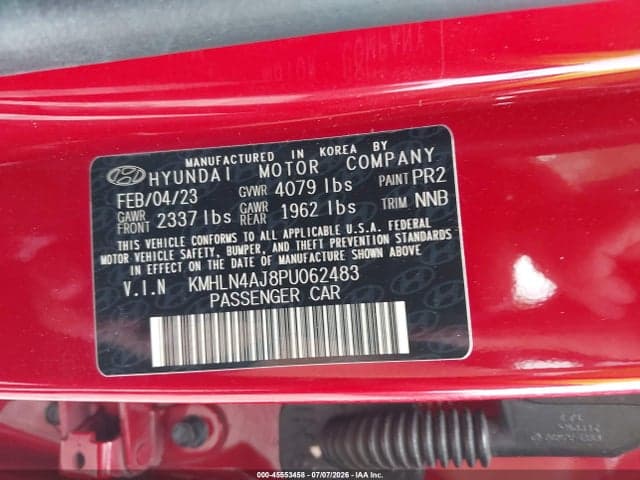 2023 HYUNDAI ELANTRA HYBRID LIMITED 9