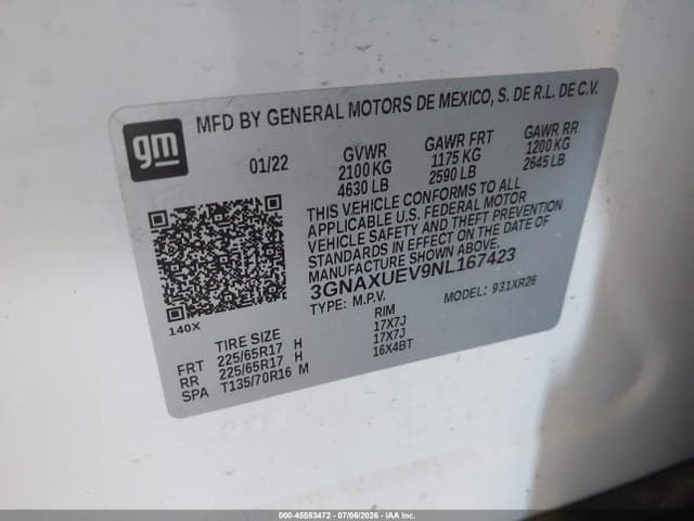 2022 CHEVROLET EQUINOX AWD LT 9
