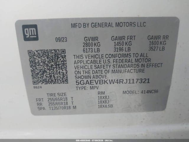 2024 BUICK ENCLAVE PREMIUM AWD 9