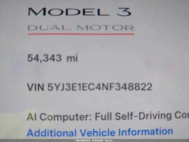 2022 TESLA MODEL 3 PERFORMANCE DUAL MOTOR ALL-WHEEL DRIVE 14