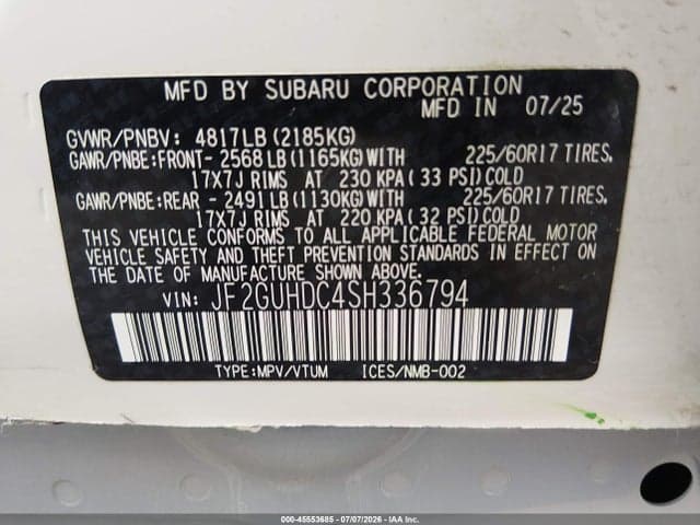 2025 SUBARU CROSSTREK PREMIUM 9
