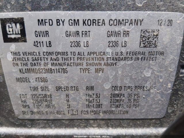 2021 BUICK ENCORE GX FWD SELECT 9