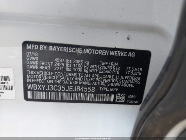 2018 BMW X2 SDRIVE28I 9