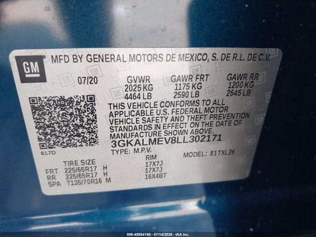 2020 GMC TERRAIN FWD SLE 9